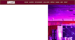 Desktop Screenshot of anussaeventplanner.com